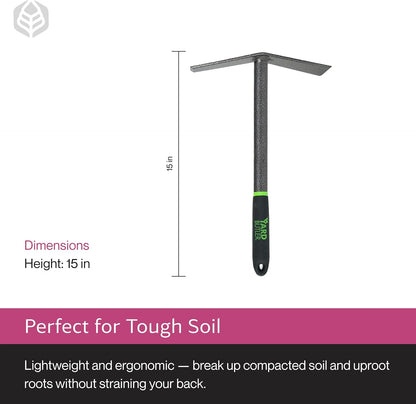 Terra Tiller Hand Cultivator, Rust-Resistant, ITT-4T