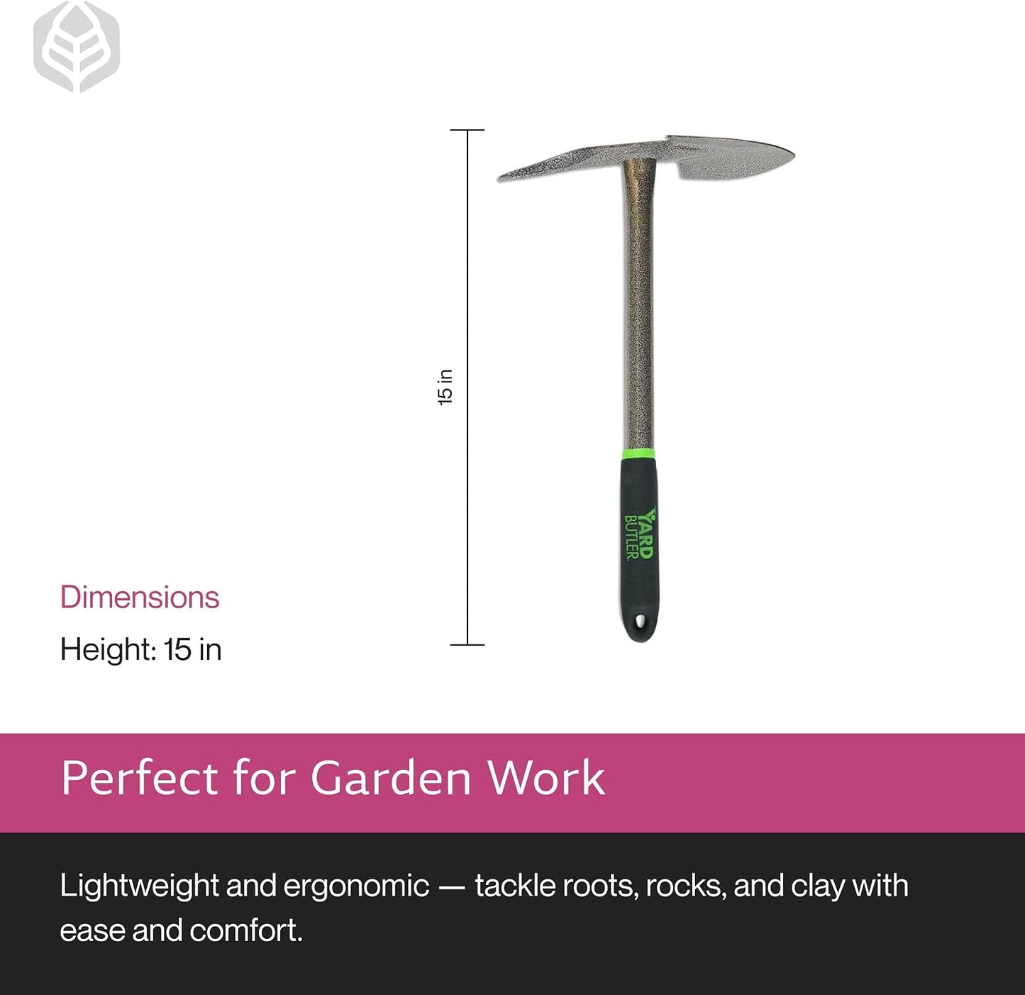 Terra Tiller Hand Cultivator, Rust-Resistant, ITT-4T