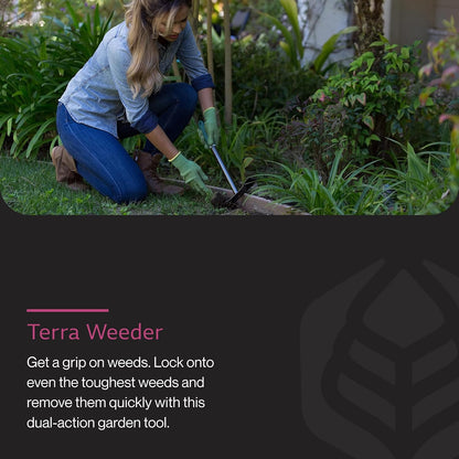 Terra Tiller Hand Cultivator, Rust-Resistant, ITT-4T