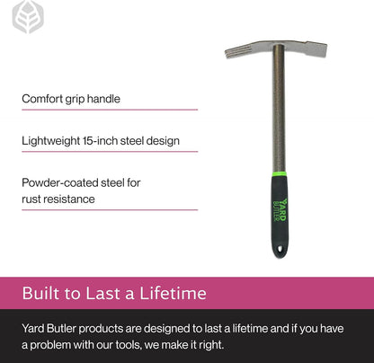 Terra Tiller Hand Cultivator, Rust-Resistant, ITT-4T