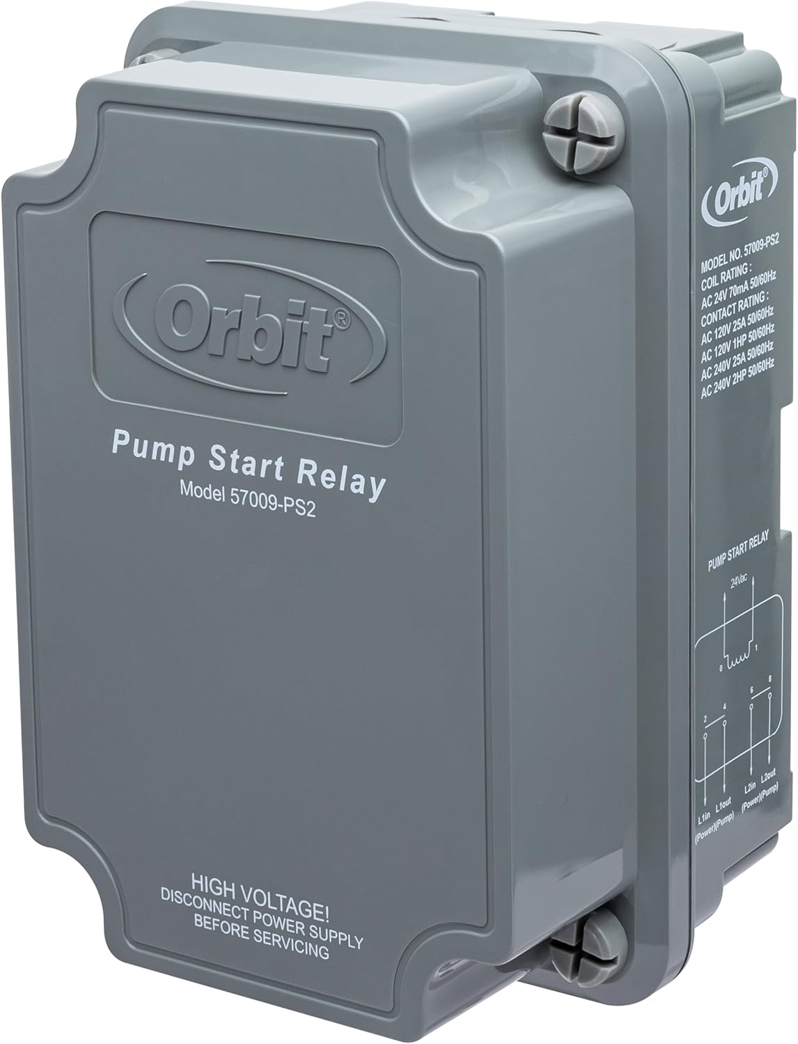 2 HP Irrigation Pump Start Relay for Sprinkler Controllers - 57009