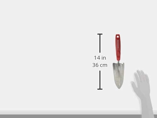 Premium Stainless Steel ComfortGEL Garden Trowel – 13-1/2-Inch Heavy-Duty Hand Trowel for Digging, Planting & Transplanting