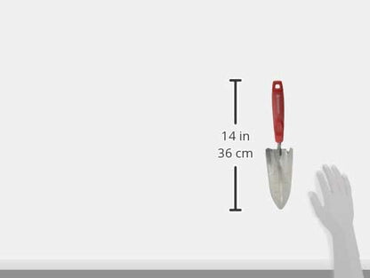 Premium Stainless Steel ComfortGEL Garden Trowel – 13-1/2-Inch Heavy-Duty Hand Trowel for Digging, Planting & Transplanting
