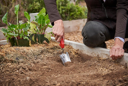 Premium Stainless Steel ComfortGEL Garden Trowel – 13-1/2-Inch Heavy-Duty Hand Trowel for Digging, Planting & Transplanting
