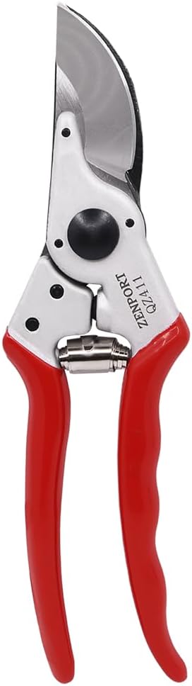 QZ411 Narrow Head Professional Pruner, 1-Inch Cut, 8.25-Inch Long