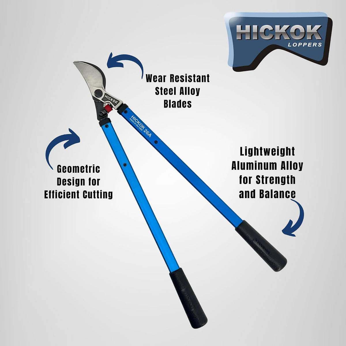 Heavy Duty Loppers for Tree Trimming – 30" Branch Cutter & Pruning Shears with Long Handle | Lightweight Aluminum Tree Trimmer | Professional-Grade Pruner Made in USA
