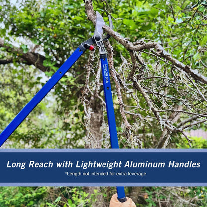 Heavy Duty Loppers for Tree Trimming – 30" Branch Cutter & Pruning Shears with Long Handle | Lightweight Aluminum Tree Trimmer | Professional-Grade Pruner Made in USA