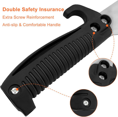 26FT Reach Pole Saws for Tree Trimming, Pole Saw with 5-20FT Telescoping Extension Pole, Pruning Saw with 19" 3X Detachable Saw, Non-Slip Handle, Tree Trimmer for Garden Palms Shrubs