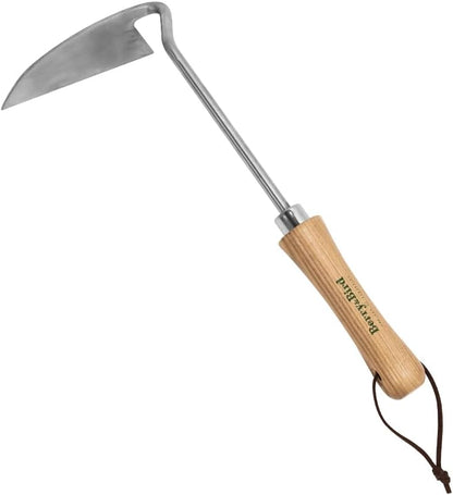 Sickle Hoe Crack Weeder, Stainless Steel Japanese Weeding Sickle