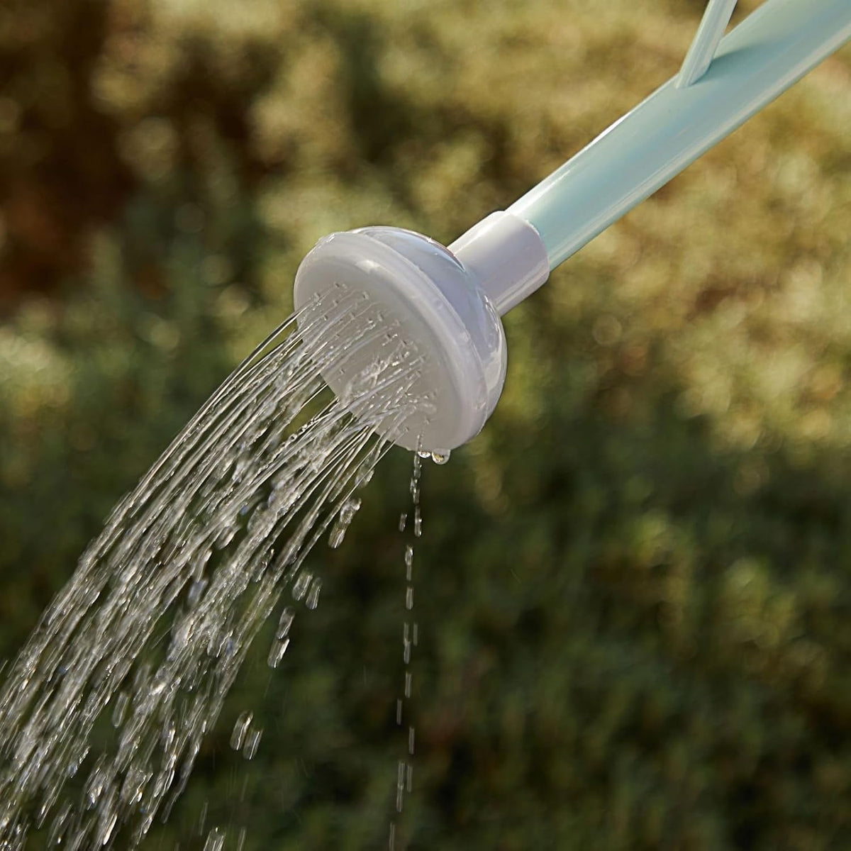 Watering Can - Plant Waterer with Long Spout & Detachable Sprinkler Head - Compact Design for Indoor Garden - Kids Watering Can for Gardening - Green, 0.4 Gallon