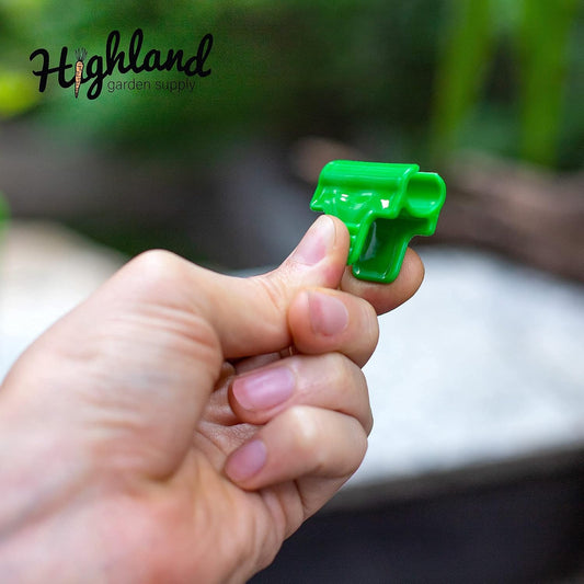 Greenhouse Clips Plant Cover Clamps for Greenhouse Net Cover Clips for Pipes & Hoop Snap Clamps for PVC Net Tunnel Green House Hoops Garden Row Film Cover Freeze Protection 1.5 inch 28 Pack
