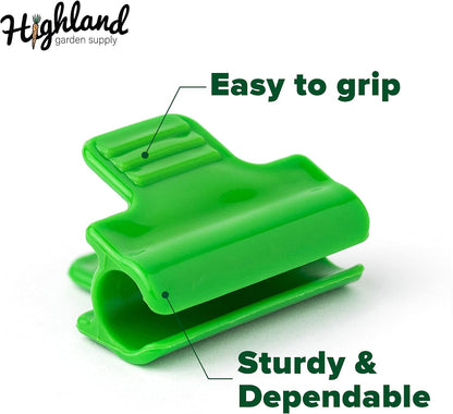 Greenhouse Clips Plant Cover Clamps for Greenhouse Net Cover Clips for Pipes & Hoop Snap Clamps for PVC Net Tunnel Green House Hoops Garden Row Film Cover Freeze Protection 1.5 inch 28 Pack