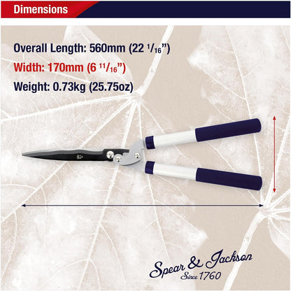 Razorsharp Telescopic Hedge Shears, Adjustable Length, Carbon Steel Blades, Ergonomic Handles for Comfortable Pruning