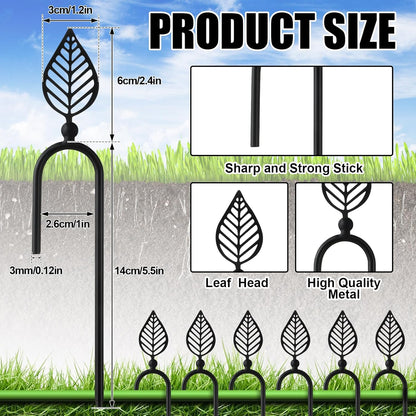 6 Pcs 8 Inch Garden Hose Guide Spike Metal Garden Stakes Holder Heavy Duty Metal Hose Guide for Plant Protection Lawn Yard(Dragonfly)
