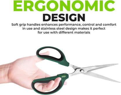Hydroponic 2-Pack Bonsai Scissors and Plant Trimming Shears Set - Stainless Steel Pruning Shears for Indoor Gardening, Succulent Harvest, and Precision Plant Care