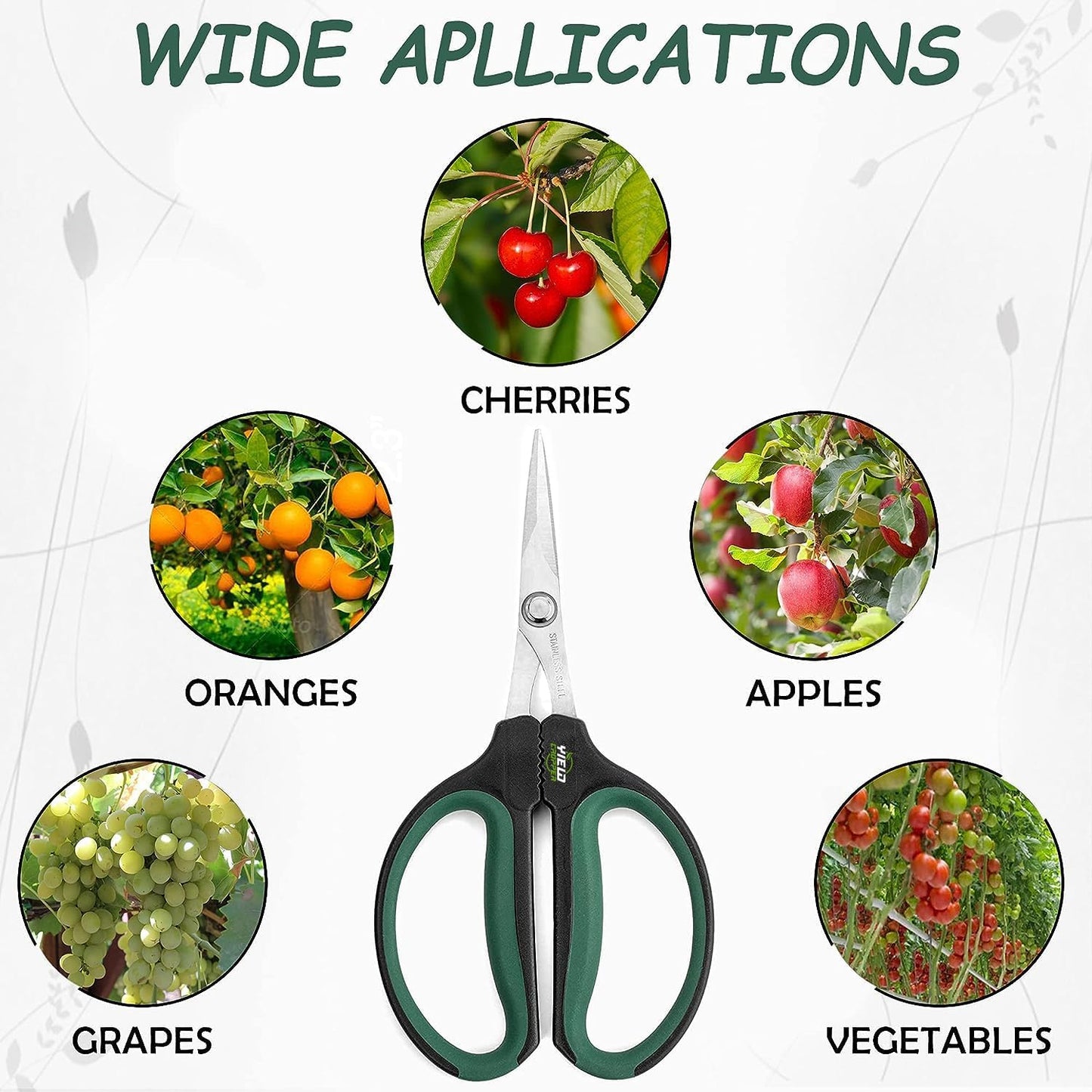 Hydroponic 2-Pack Bonsai Scissors and Plant Trimming Shears Set - Stainless Steel Pruning Shears for Indoor Gardening, Succulent Harvest, and Precision Plant Care