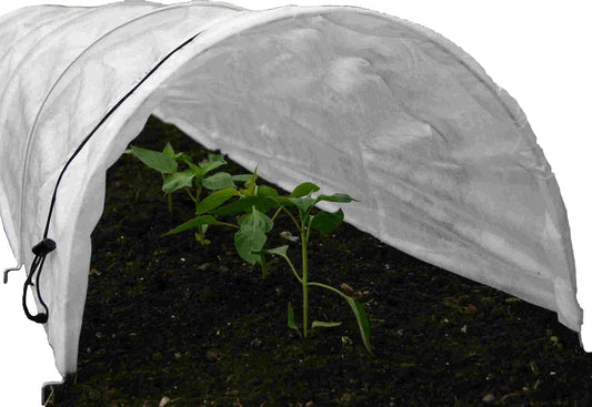 L836 Fleece Tunnel Plant Row Cover, 10-Feet, Green