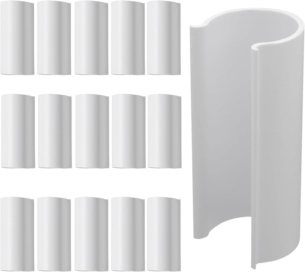 PVC Pipe Clips, 2.4 Inch, fit 3/4 Inch Pipe