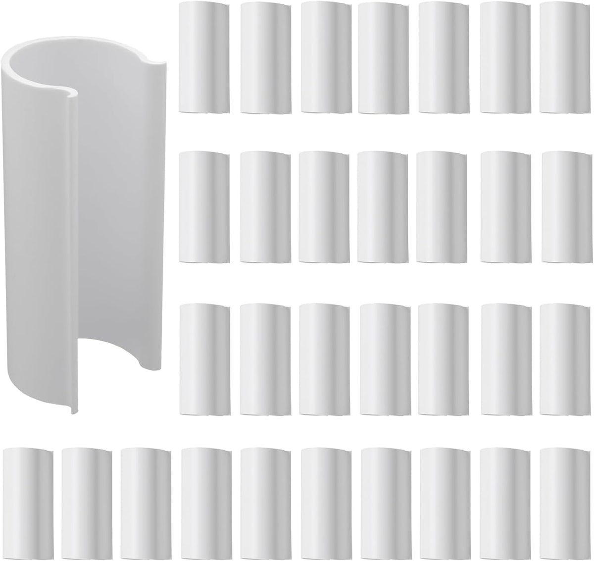 PVC Pipe Clips, 2.4 Inch, fit 3/4 Inch Pipe