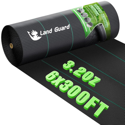 4ft x 300ft Weed Barrier Fabric Heavy Dusty, Ground Cover, Weed Mat, Woven Landscape Fabric for Garden, Lawn and Outdoor Project