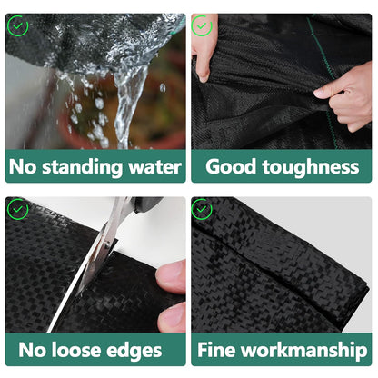4ft x 300ft Weed Barrier Fabric Heavy Dusty, Ground Cover, Weed Mat, Woven Landscape Fabric for Garden, Lawn and Outdoor Project
