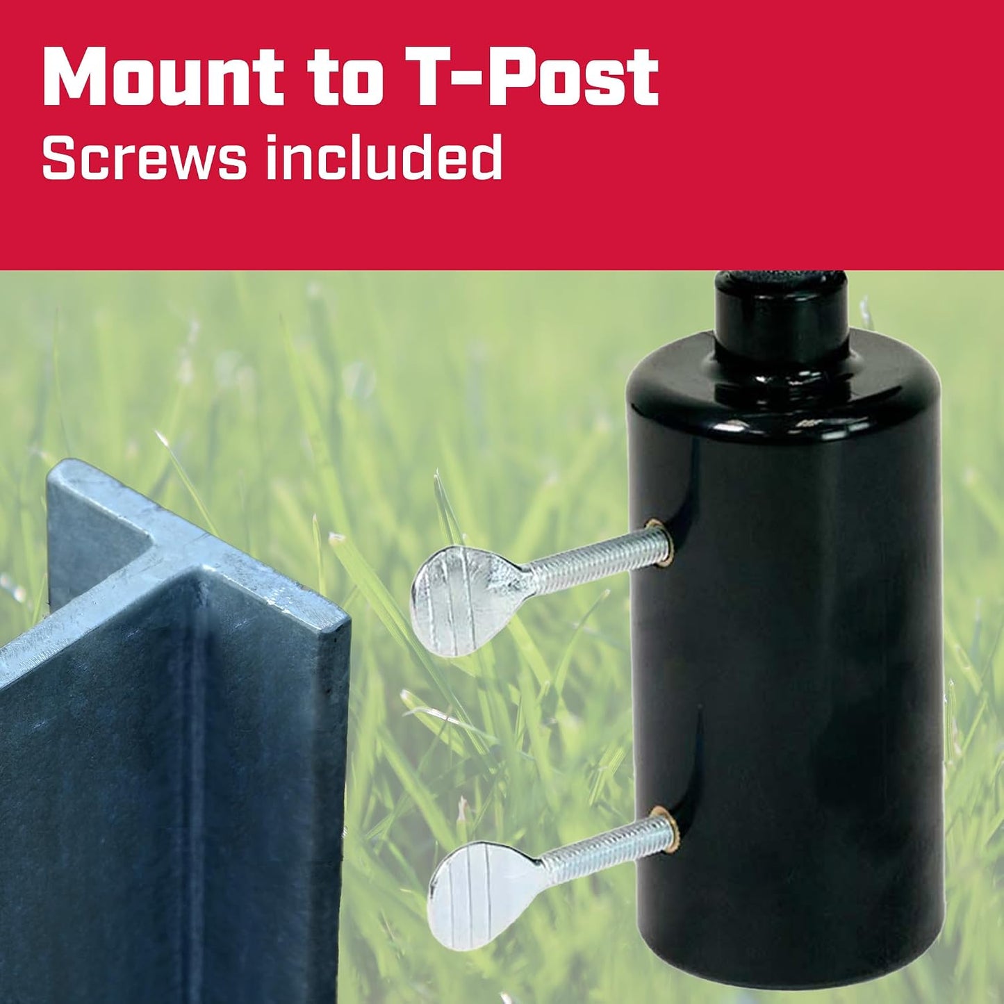 4984 T-Post Impact Sprinkler, 360-Degree Coverage up to 85 Ft