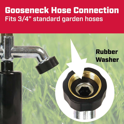 4984 T-Post Impact Sprinkler, 360-Degree Coverage up to 85 Ft