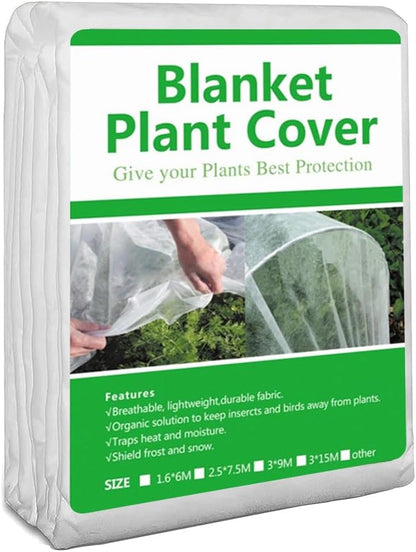 Plant Covers Freeze Protection 1.0oz Frost Blanket for Garden Winter Physical Barrier(10x50FT)