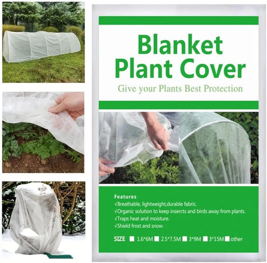 Plant Covers Freeze Protection 1.0oz Frost Blanket for Garden Winter Physical Barrier(10x50FT)