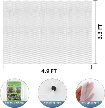Trellis Netting, Heavy-Duty Garden Plant Trellis Netting for Climbing Plants, Outdoor Indoor Grow Net for Beans Tomatoes Peas Pumpkin Flowers, 6x30ft, 1 Pack