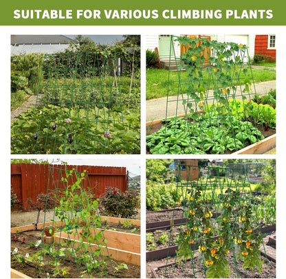 Cucumber Trellis 2 Pack, 59" H Foldable A-Frame Garden Trellis