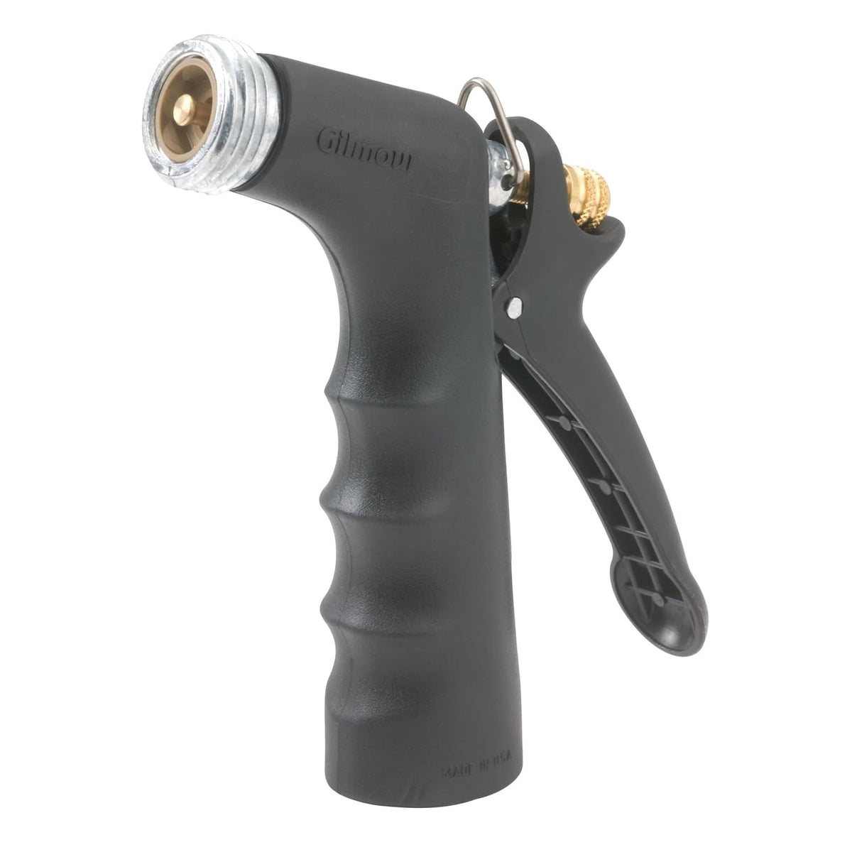 Medium Duty Garden Hose Nozzle with Over Mold Grip, Hot Water Hose Nozzle for Watering and Cleaning