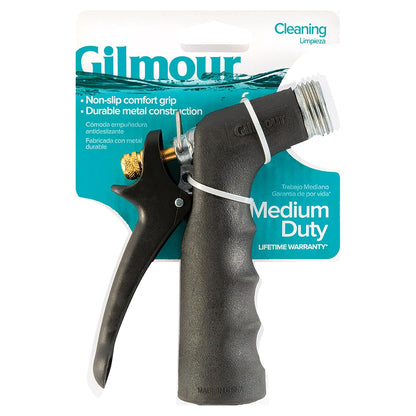 Medium Duty Garden Hose Nozzle with Over Mold Grip, Hot Water Hose Nozzle for Watering and Cleaning