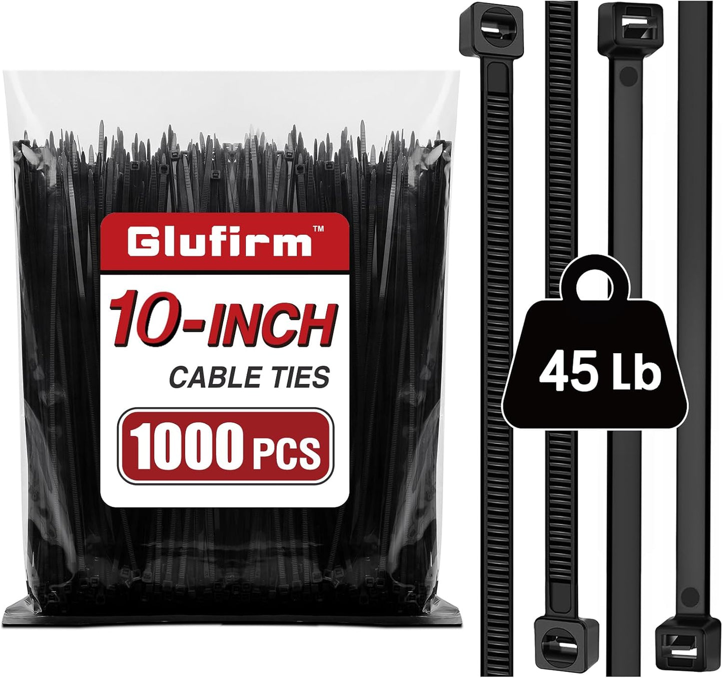 Green Zip Ties, Zip Ties Assorted Sizes 4/6/8/12 inch, 200 Pack, 18-50 lb Tensile Strength, Zipties, Green Cable Ties for Christmas, Garden, Plants, Floral Arrangements