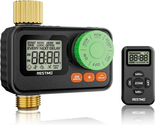 RF Remote Controlled Sprinkler Timer for Garden Hose