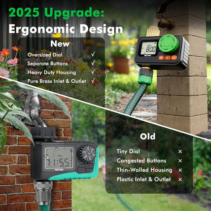 RF Remote Controlled Sprinkler Timer for Garden Hose