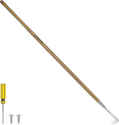 Long Handle Crack Weeder Tool, 62'' L Shape Crevice Weeding Tool