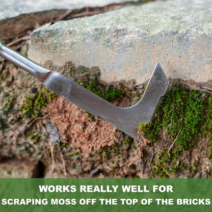 Long Handle Crack Weeder Tool, 62'' L Shape Crevice Weeding Tool