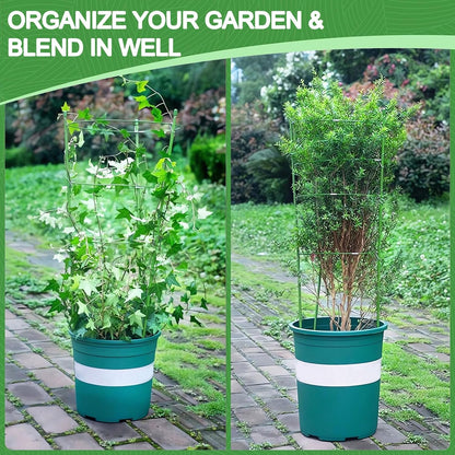 3 Pack Tomato Cage for Pots Plant Support, Upgrade 36 Inches Tomato Cages for Garden, Pepper Cage Trellis Kit with Plant Tie and Clips (36")