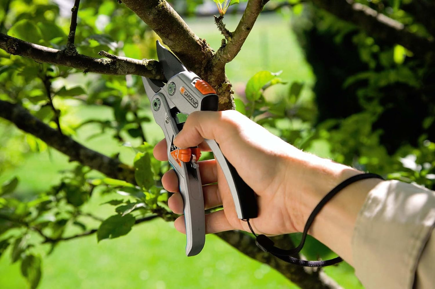 SmartCut Ratchet Pruners, Anvil Blade, 2 Handle Positions - 08798