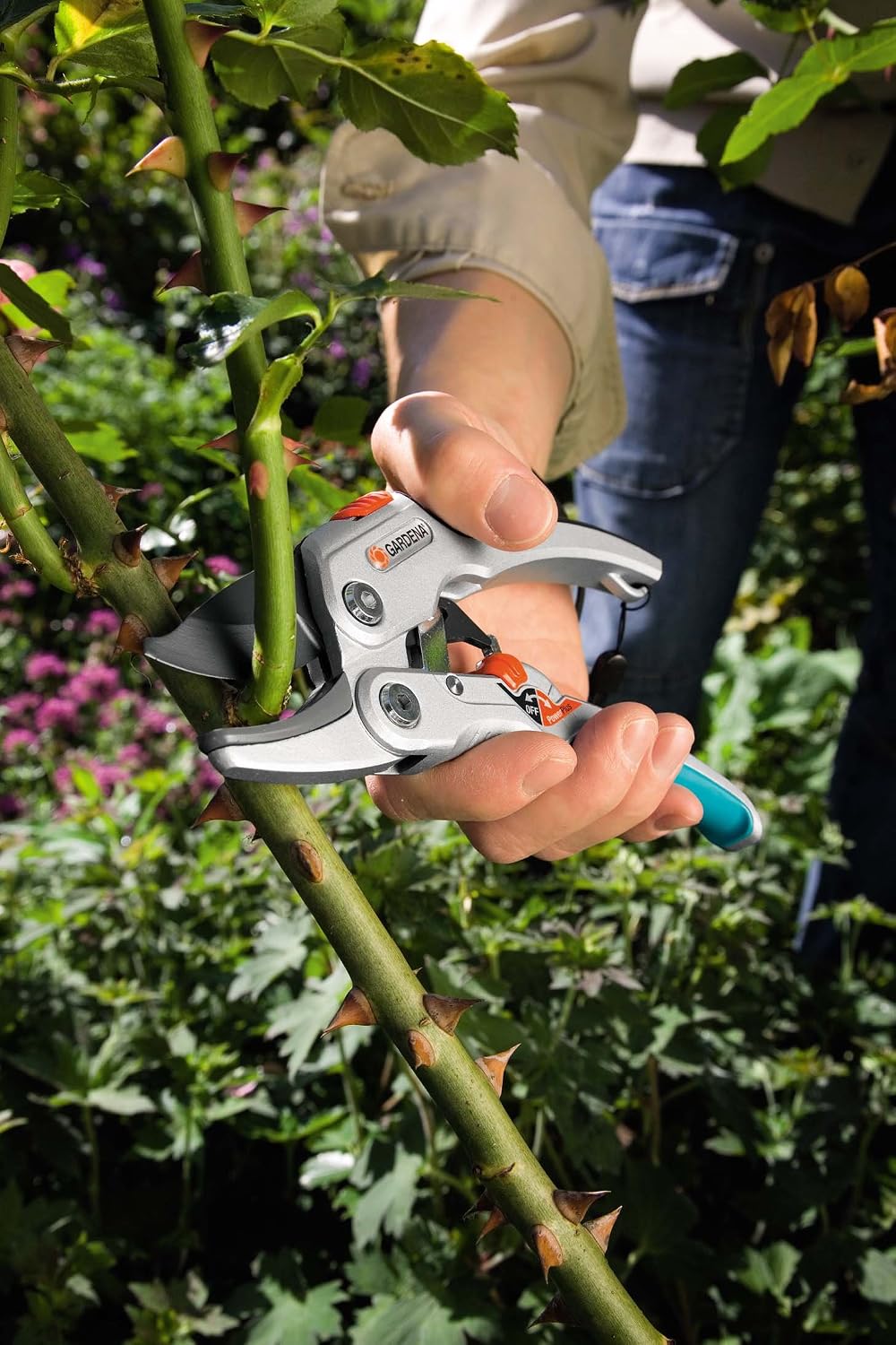 SmartCut Ratchet Pruners, Anvil Blade, 2 Handle Positions - 08798