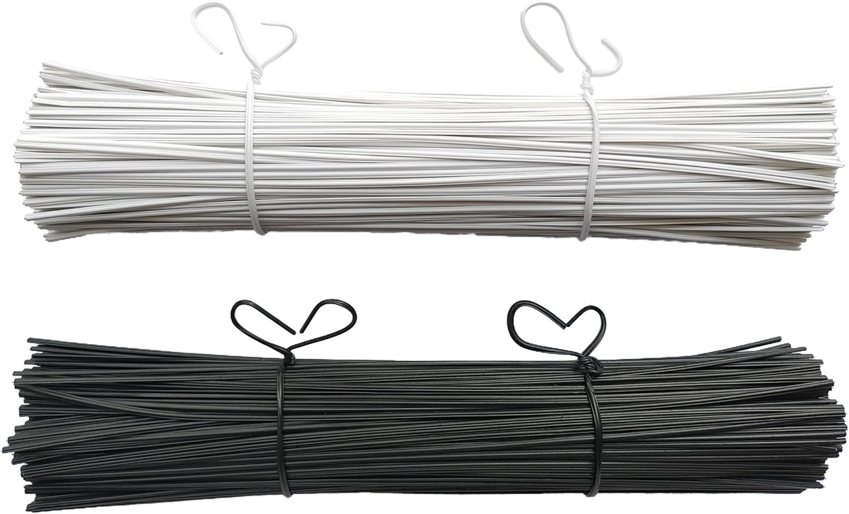 Twist Ties/Cable Ties for cable management/Crafts/Bread/Candy/Candles and Baked Goods (Black, 12 inch)