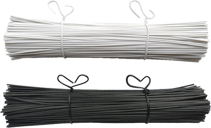 Twist Ties/Cable Ties for cable management/Crafts/Bread/Candy/Candles and Baked Goods (Black, 12 inch)
