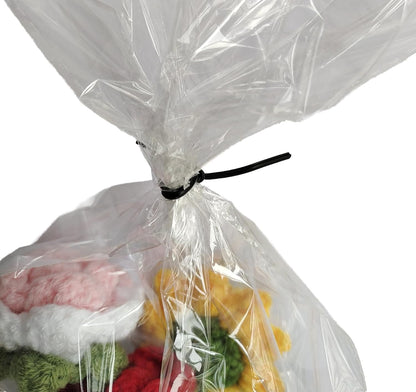 Twist Ties/Cable Ties for cable management/Crafts/Bread/Candy/Candles and Baked Goods (Black, 12 inch)