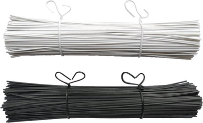Twist Ties/Cable Ties for cable management/Crafts/Bread/Candy/Candles and Baked Goods (Black, 12 inch)
