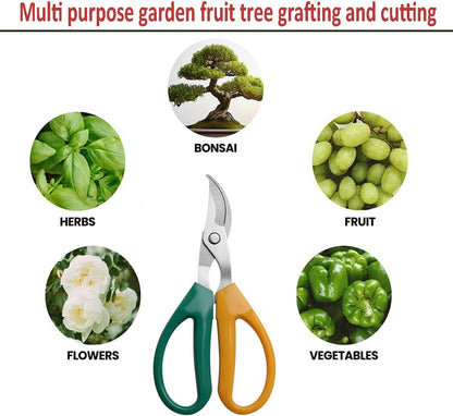 Garden Scissors Stainless Steel Garden Bonsai Pruning Shears (Classic)