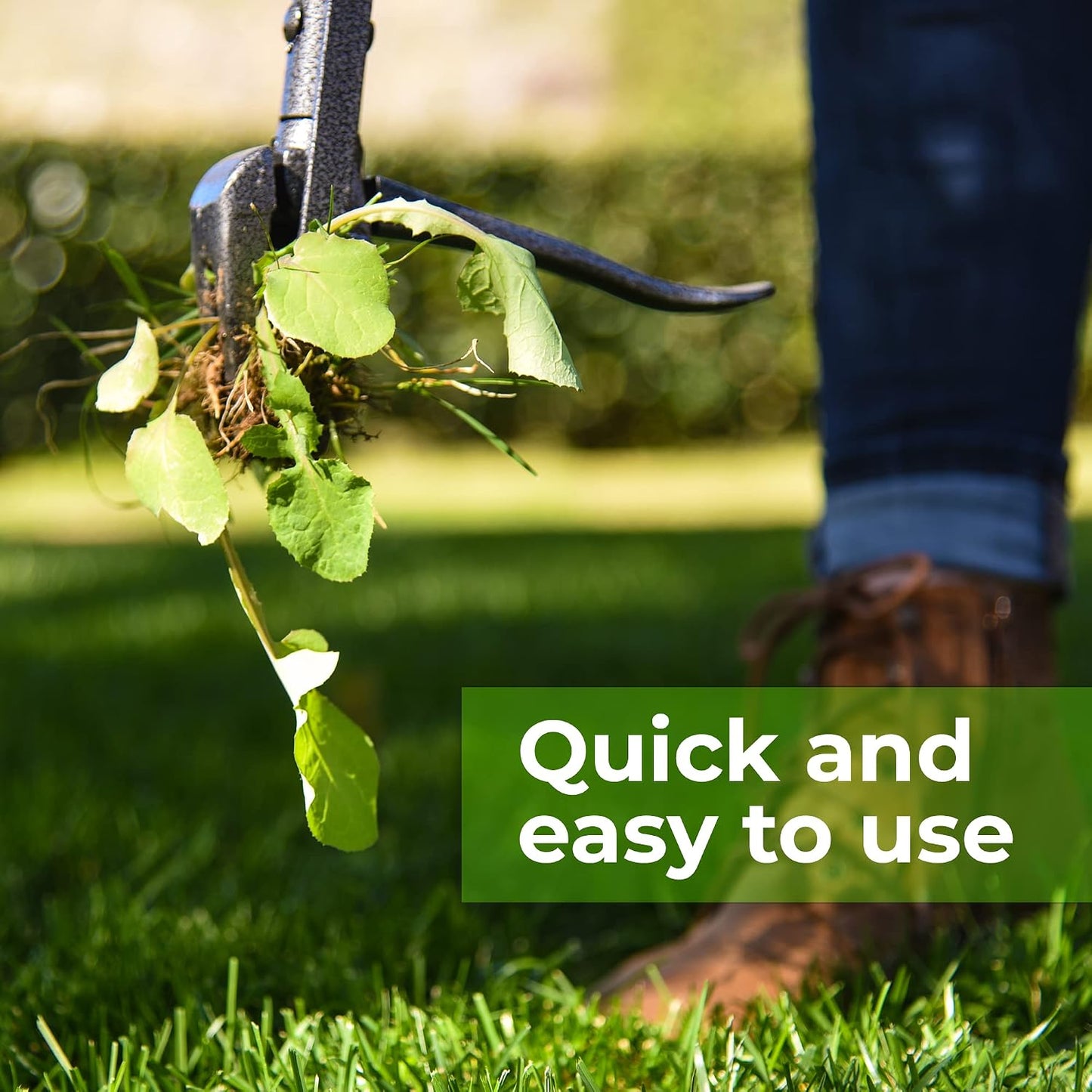 Rocket Weeder - Standing Weed Puller Tool, Solution to Weeding Woes, Stand Up Dandelion Puller & Weeder Tool for Garden - IRKT1000KDS