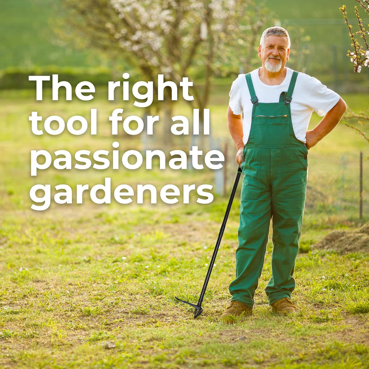 Rocket Weeder - Standing Weed Puller Tool, Solution to Weeding Woes, Stand Up Dandelion Puller & Weeder Tool for Garden - IRKT1000KDS