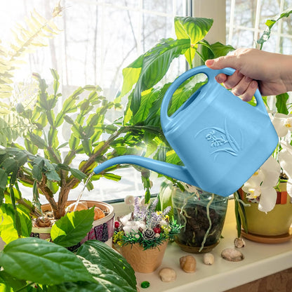 Plastic Watering Can - for Indoor and Outdoor Plant - 1/2 Gallon - Wine Red
