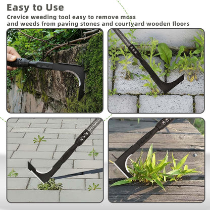 Crack Weeder, Long Handle Crevice Weeding Tool, 48" Weeder Tool